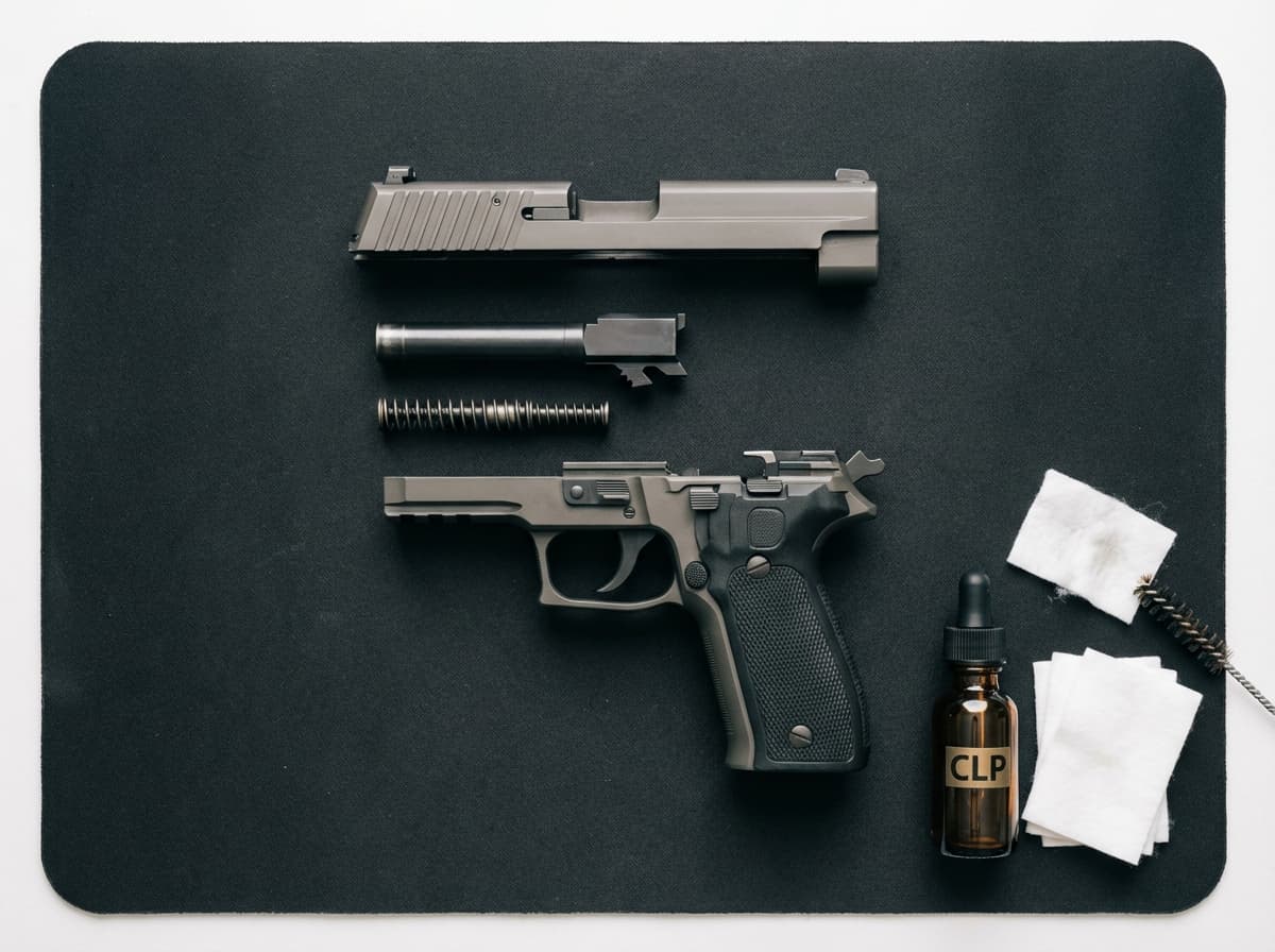 Basic firearm cleaning service