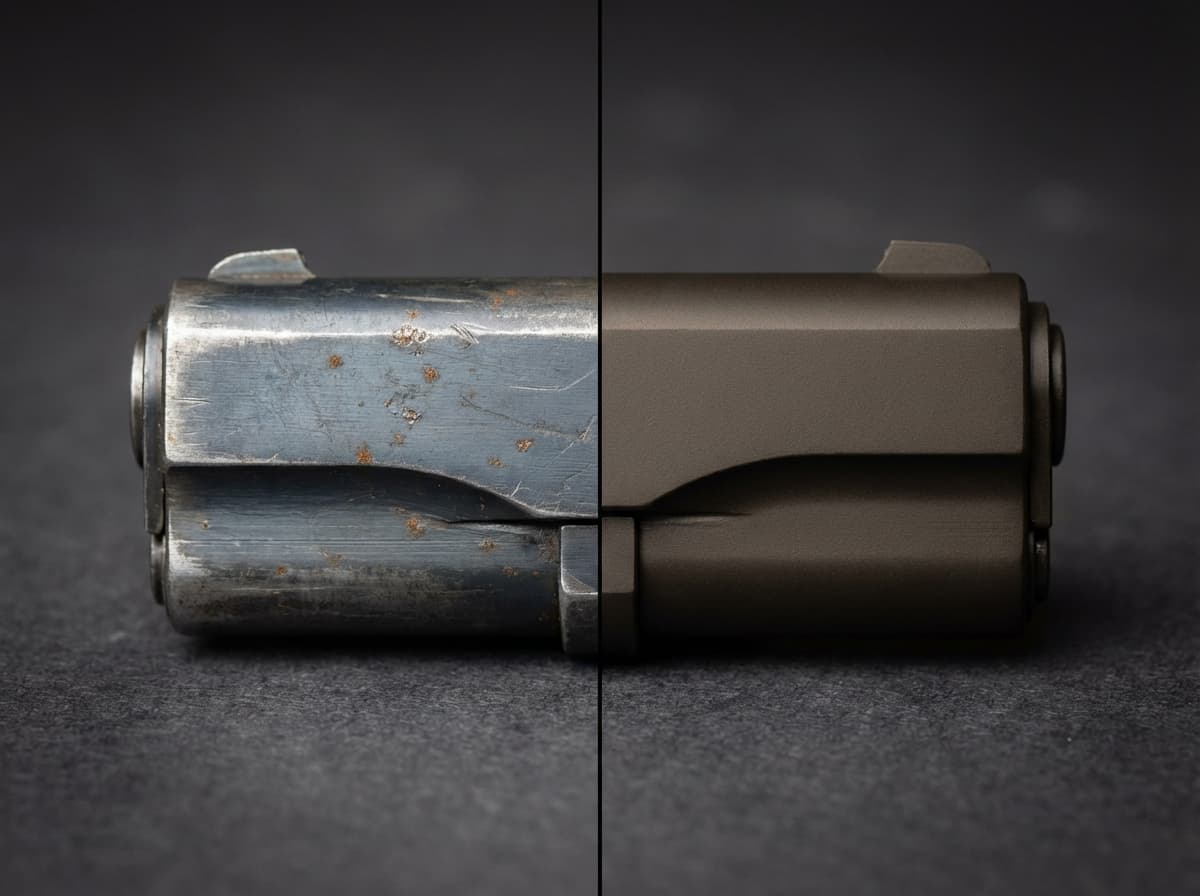 Cerakote coated firearm showing durable protective finish